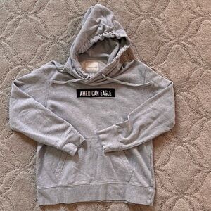 American Eagle Sweatshirt Men Medium Hoodie Gray
